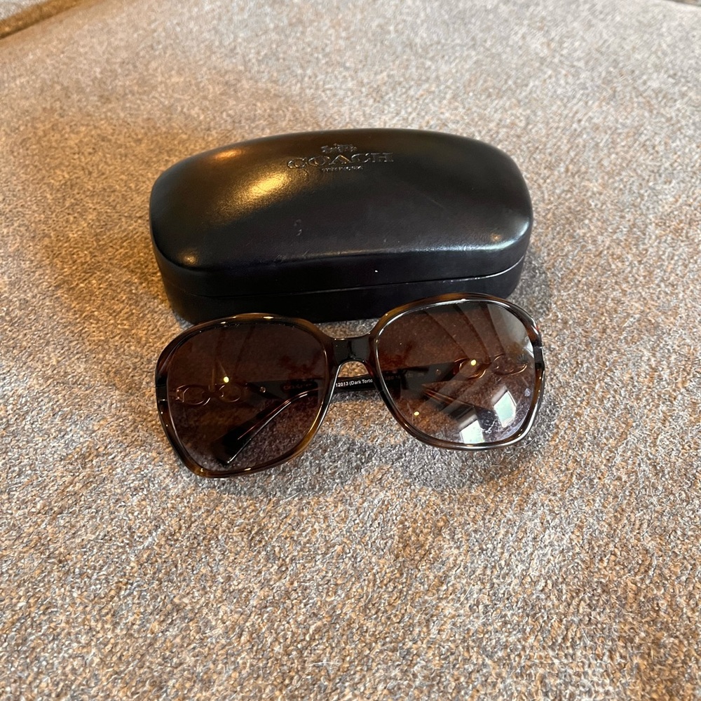 Coach Dark Dark Tortoise Women's Sunglasses